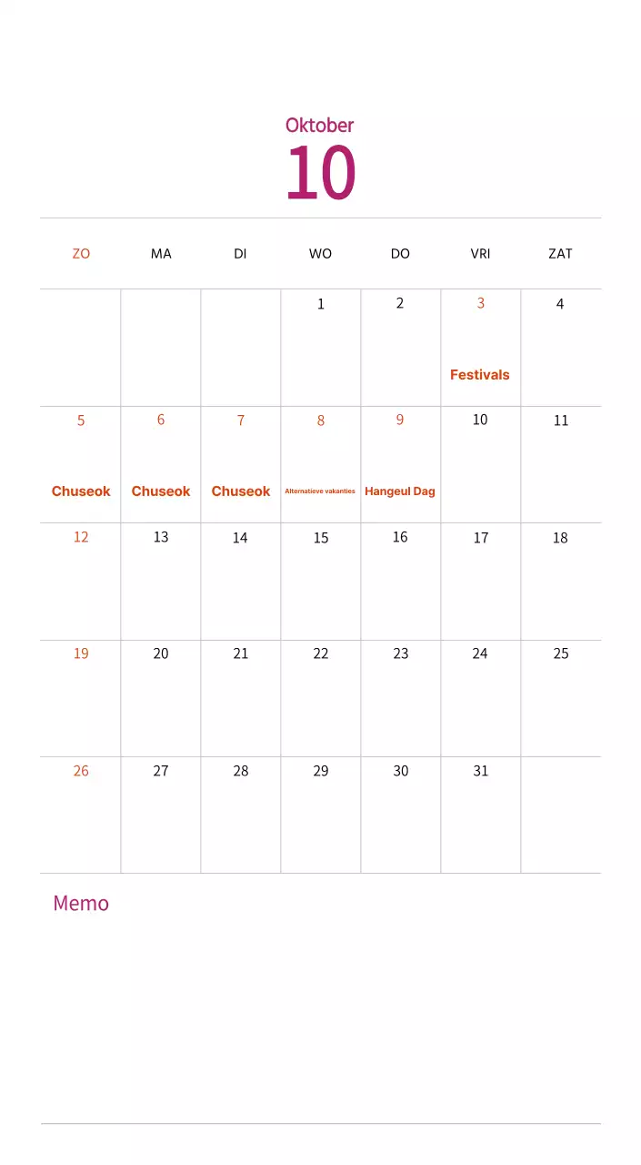 Stempelillustraties met een warm concept