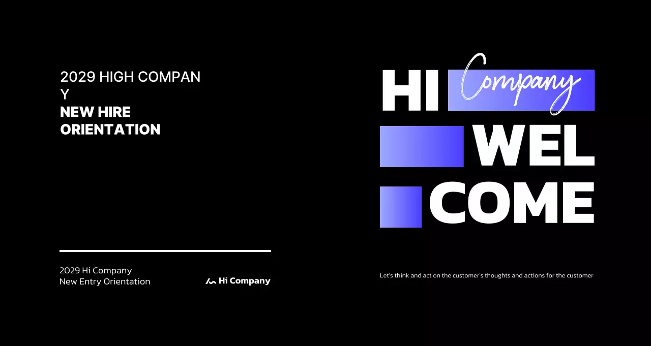 Black Modern Orientation Guide