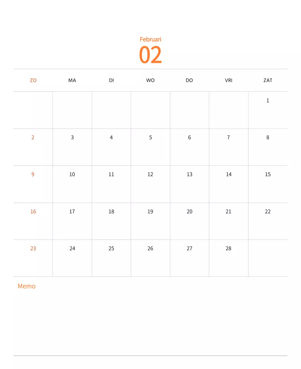 Stempelillustraties met een warm concept