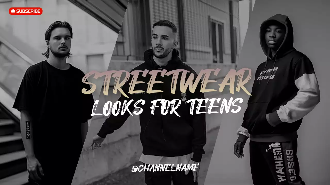 Black Urban Fashion Promotion YouTube Thumbnail