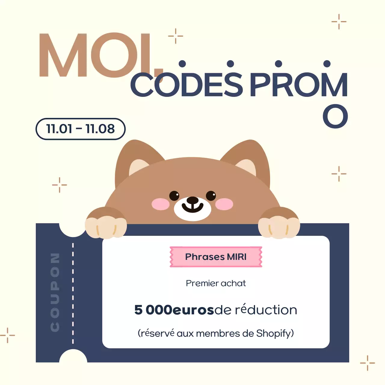 Coupon de réduction Beige Cozy