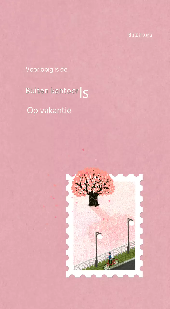 Stempelillustraties met een warm concept