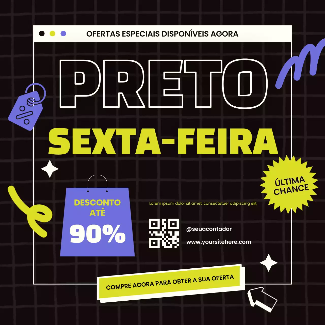 Promoção Black Friday na moda