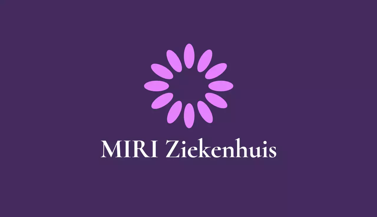 paars modern visitekaartje