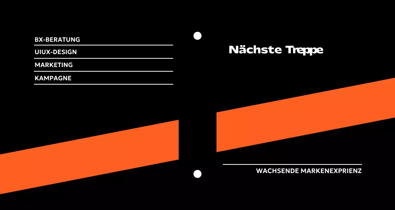 Black Modern Marketing Unternehmen Markenwerbung