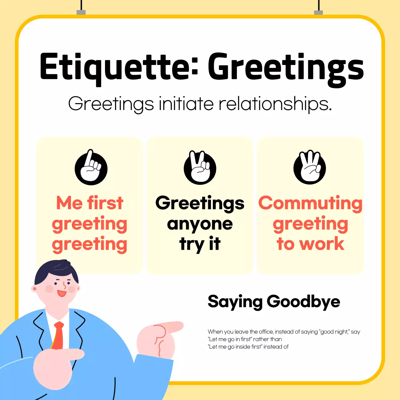 Blue Modern Workplace Guide Instagram Carousel