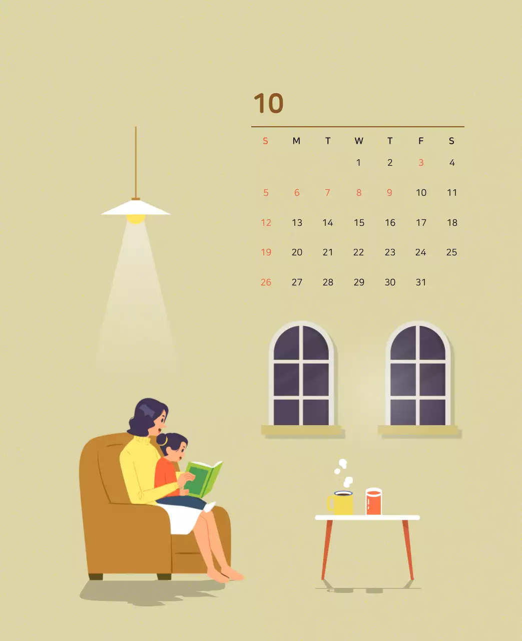 Illustration d'une famille multicolore