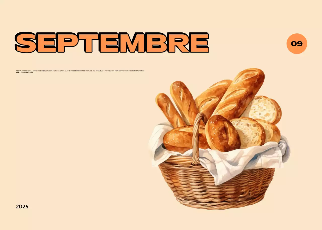 Calendriers colorés avec une variété d'illustrations rétro