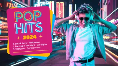 Pink Trendy Music Playlist YouTube Thumbnail