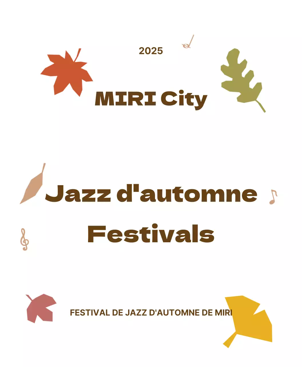 Festival de jazz Brown Vintage