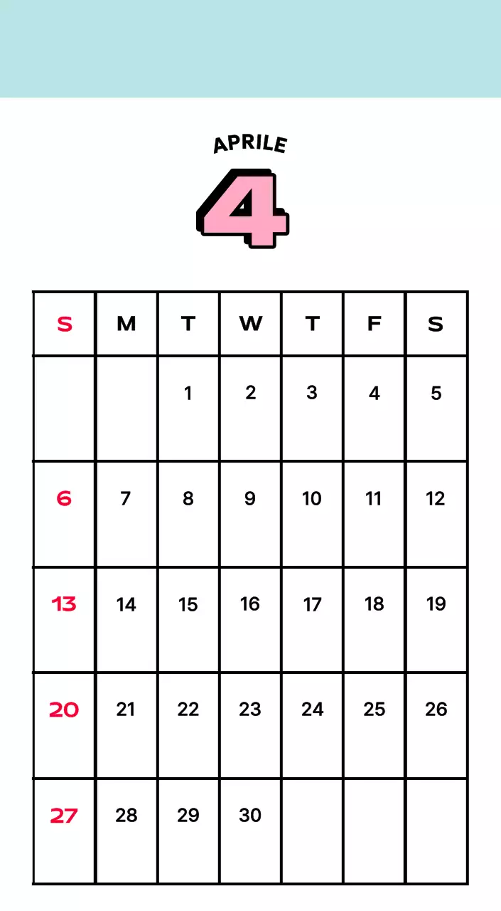 Calendari colorati con una varietà di illustrazioni retrò