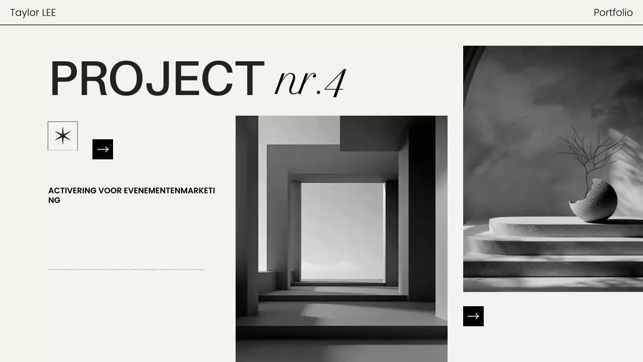 portfolio zwarte moderne fotografie