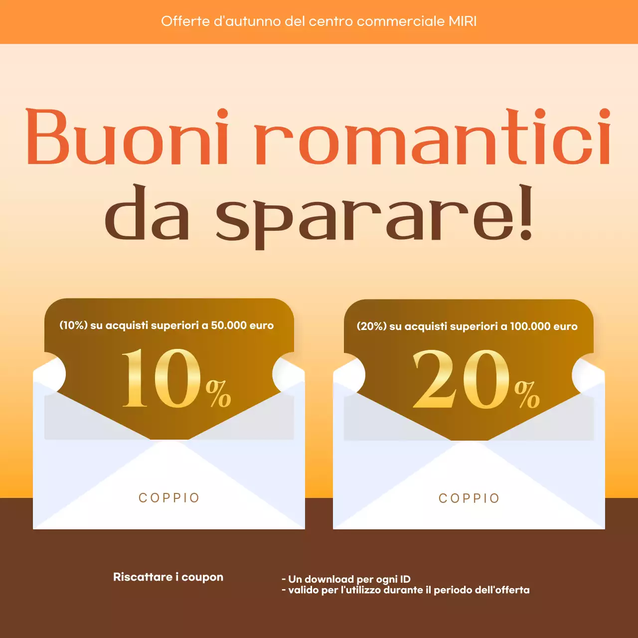 Promozione Sconto Arancione Semplice