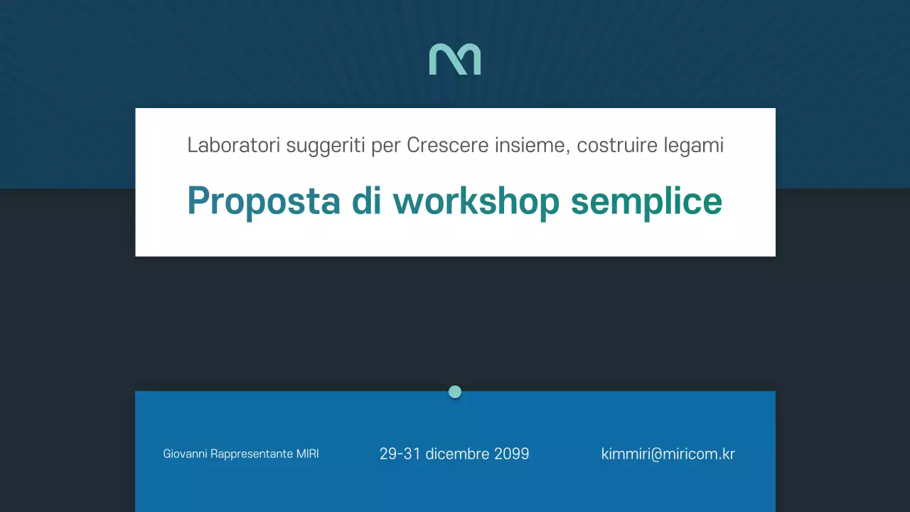 Una semplice proposta di laboratorio in blu e verde