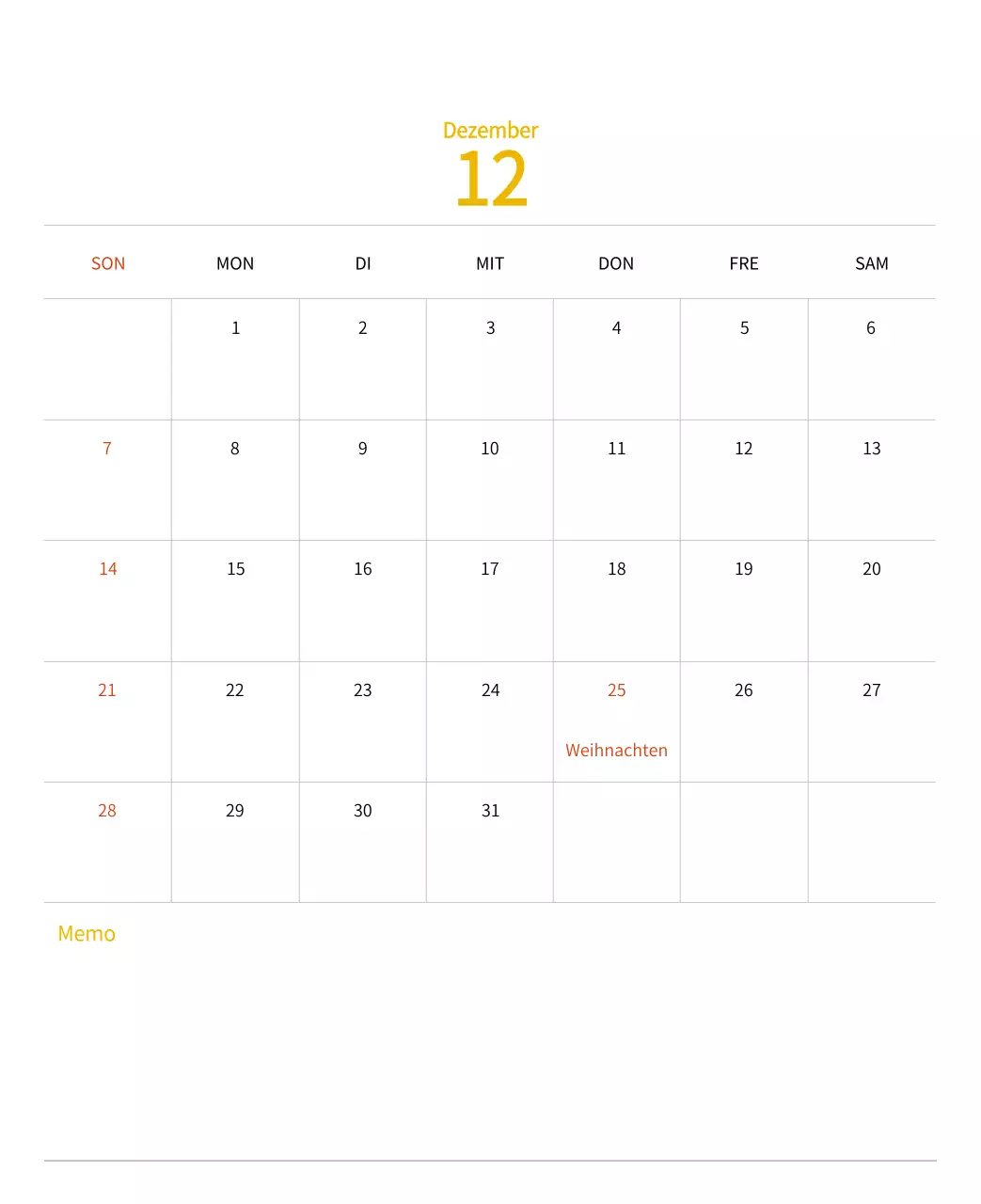 Stempelillustrationen mit einem warmen Konzept