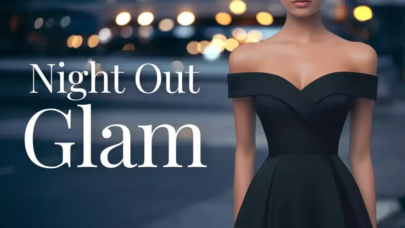 Thumbnail YouTube Promosi Busana Elegan Hitam