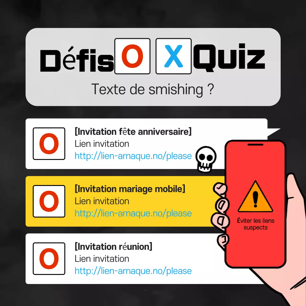 Attention à l'hameçonnage orange simple