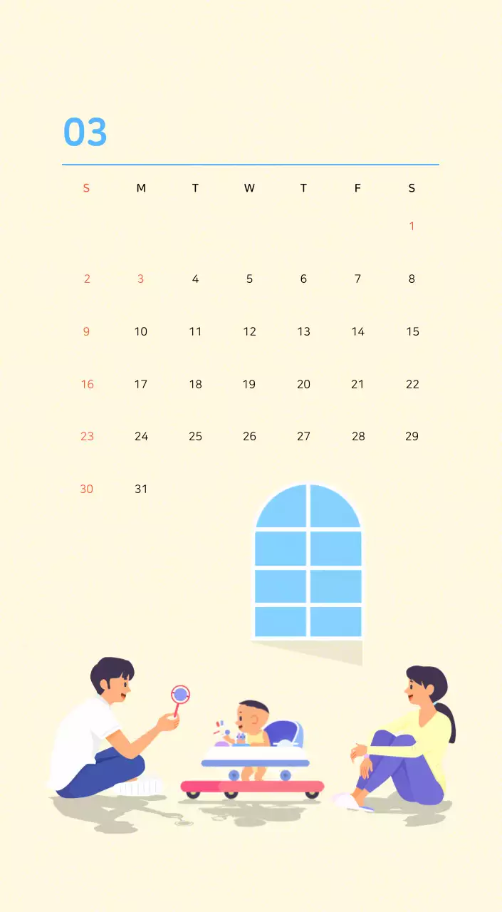 Illustration d'une famille multicolore