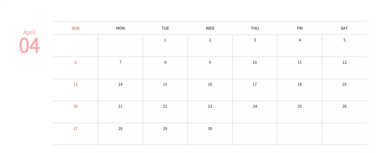 New Year's calendar with a warm, illustrated feel