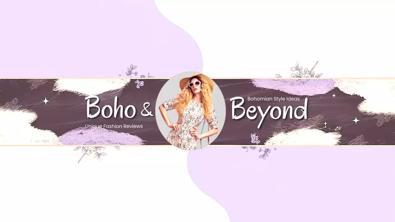 Purple Bohemian Fashion Guide YouTube Thumbnail