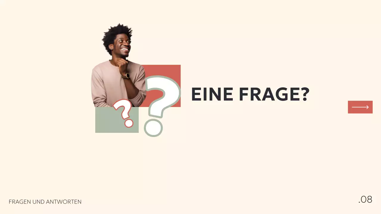 beige moderne Projektpräsentation