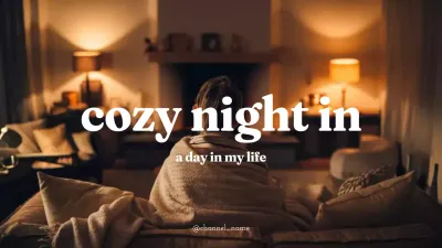 Beige Simple Lifestyle Vlog YouTube Thumbnail