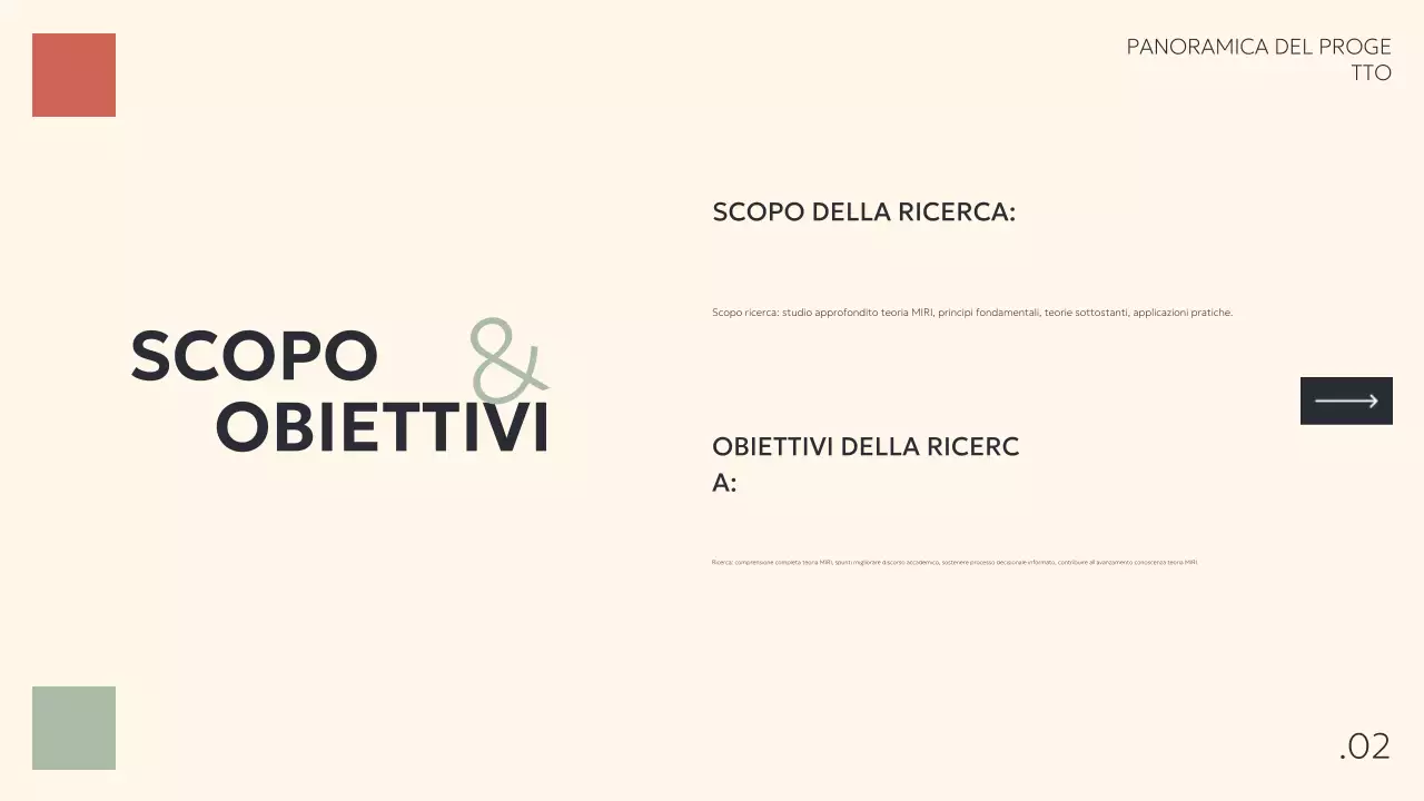 presentazione del progetto moderno beige