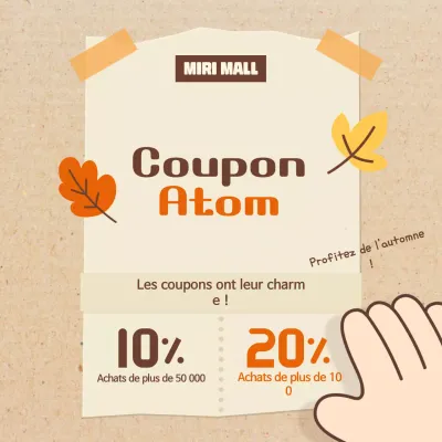 Vente d'automne Orange Vintage