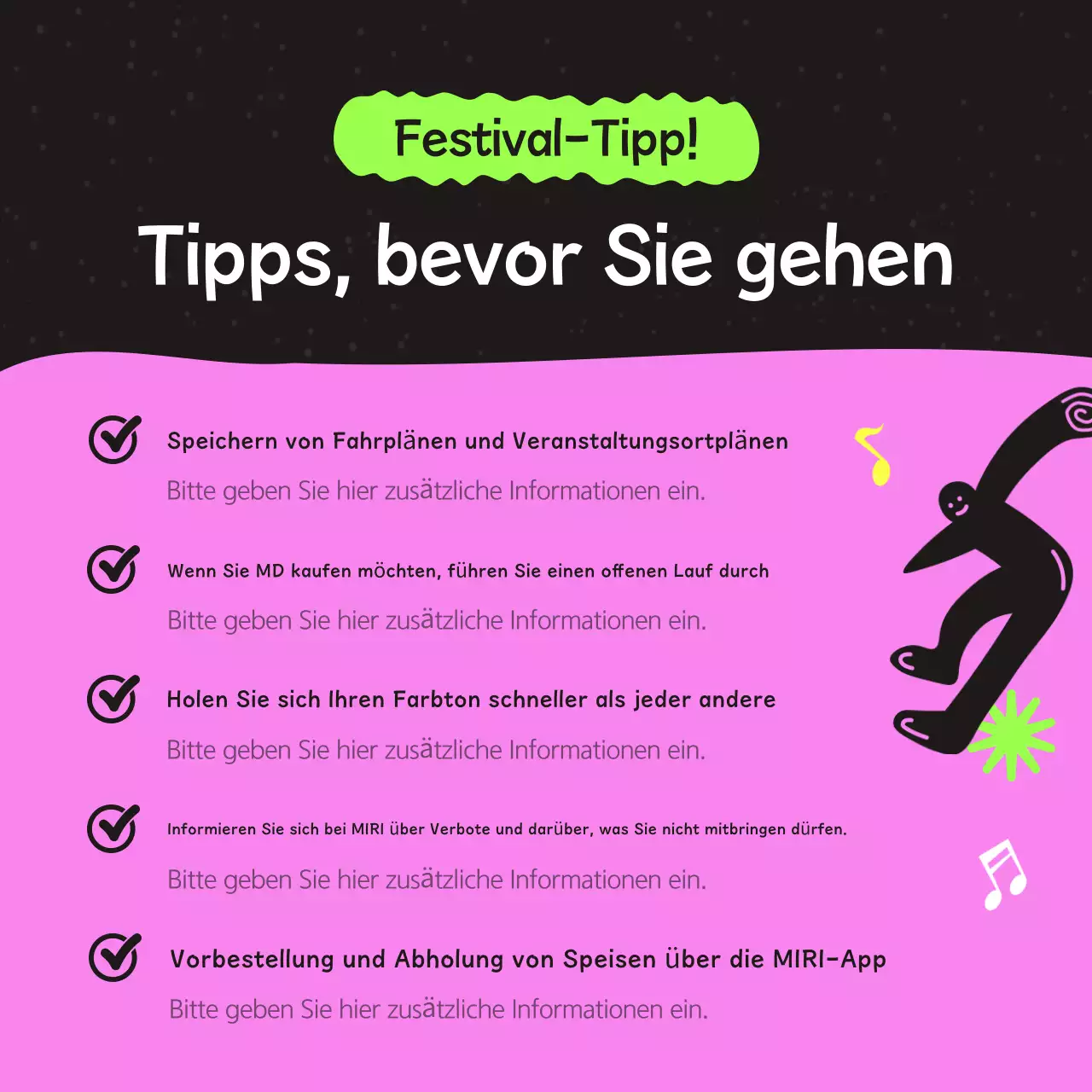 Ein Leitfaden für Festivals mit einem Hauch von Schwarz