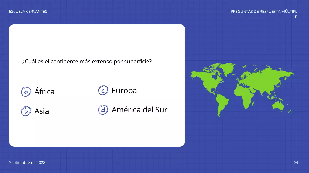 anuncio del concurso lúdico azul