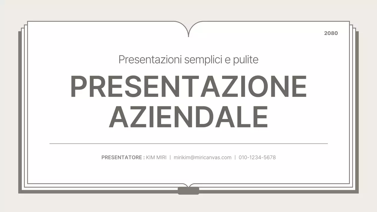 Un business plan pulito e beige