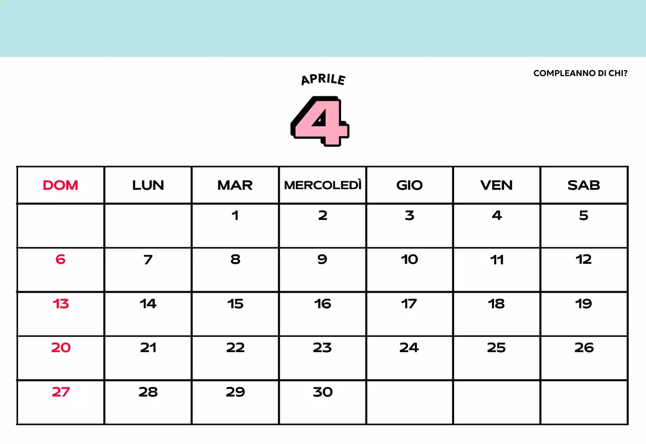Calendari colorati con una varietà di illustrazioni retrò