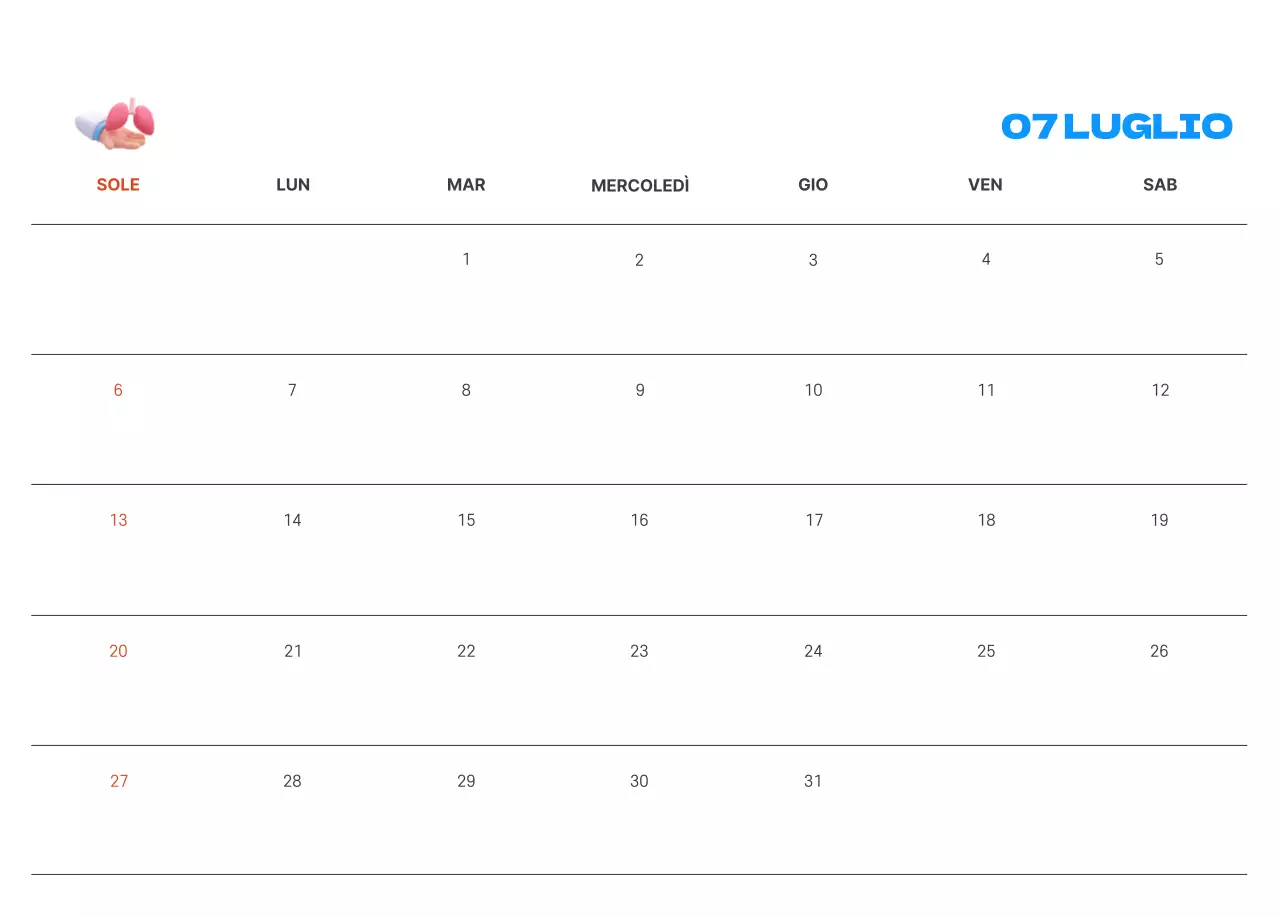 Un ospedale festivo con illustrazioni a tema salute e famiglia e accenti colorati