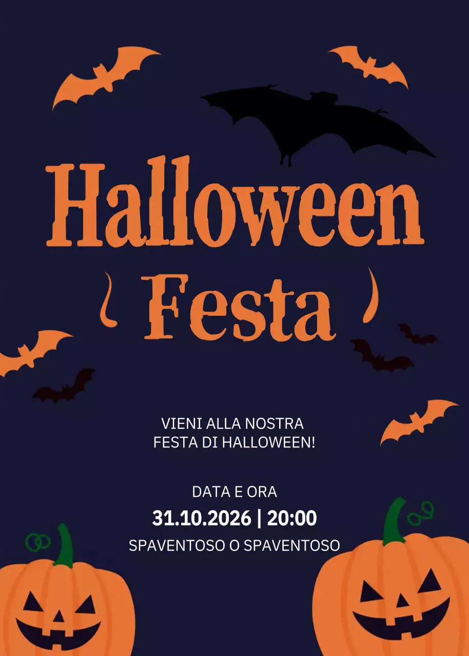 Invito per festa spettrale della marina