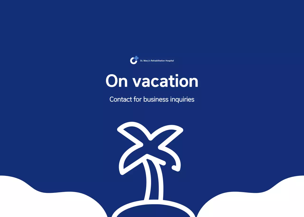 Simple calendar with blue, clean illustrations