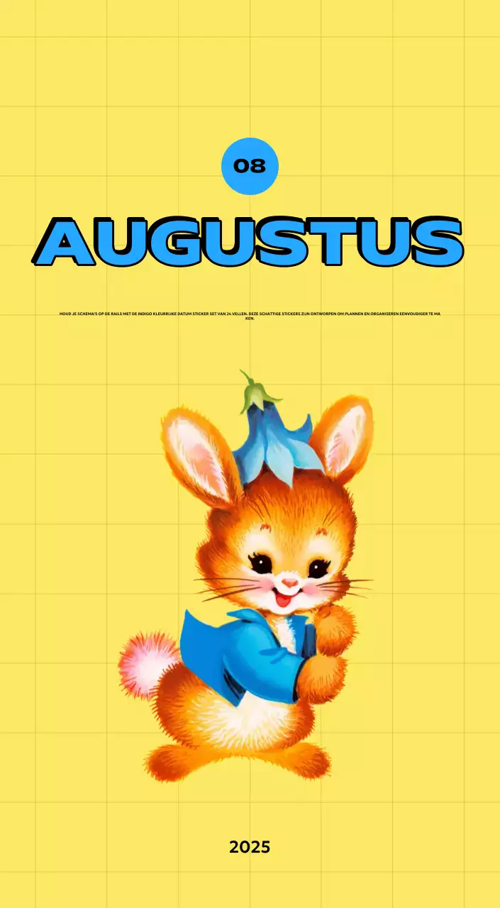 Kleurrijke kalenders met verschillende retro-illustraties