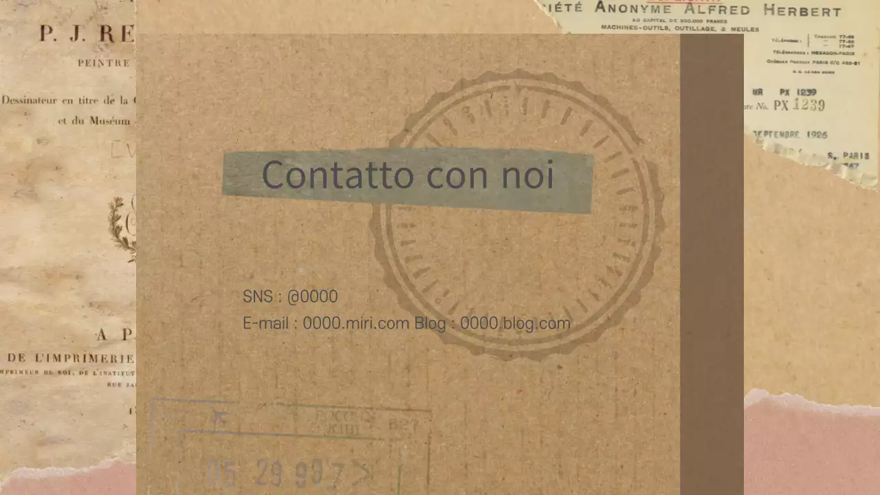 Vi presentiamo l'agenda vintage marrone