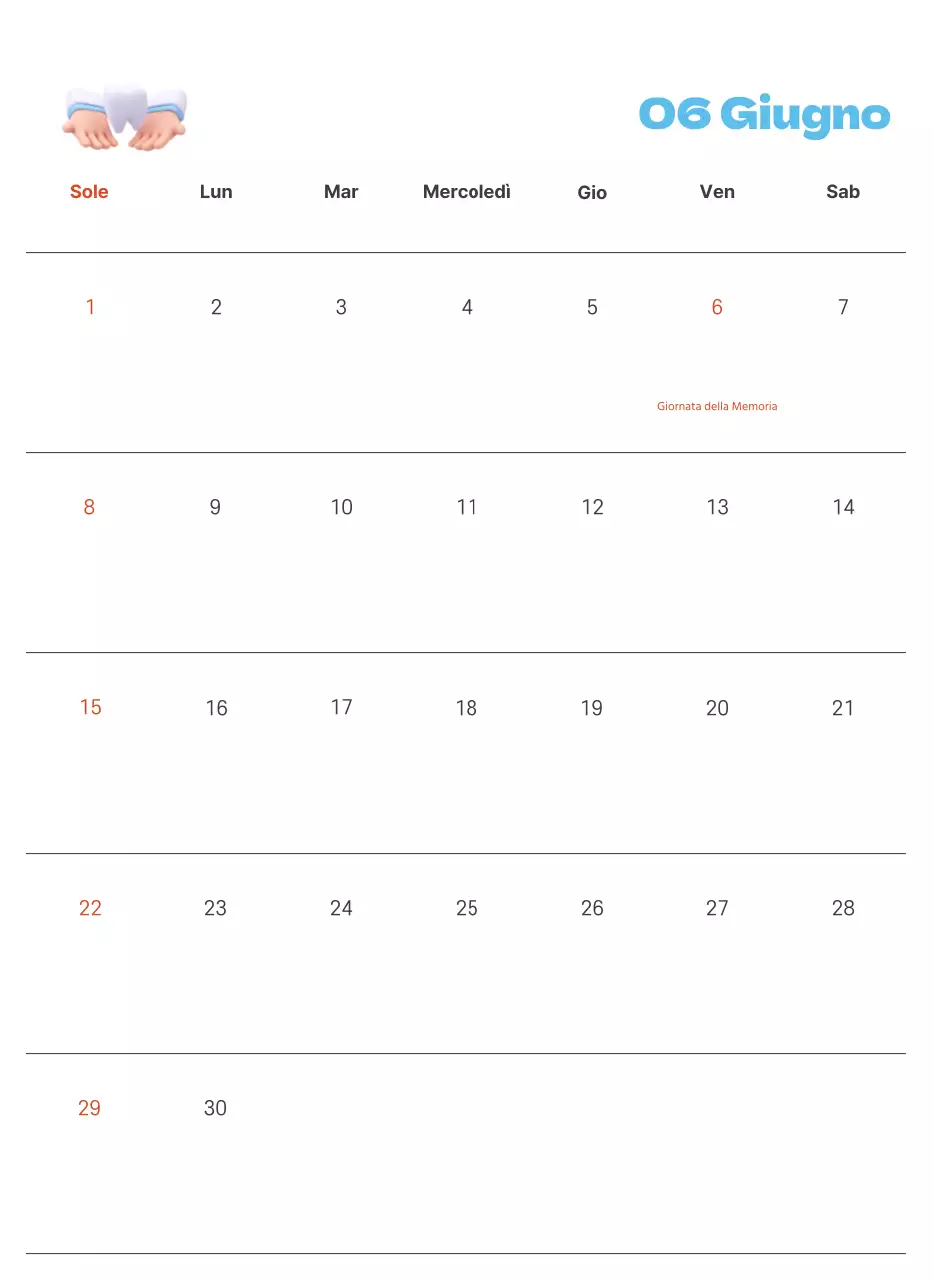 Un ospedale festivo con illustrazioni a tema salute e famiglia e accenti colorati