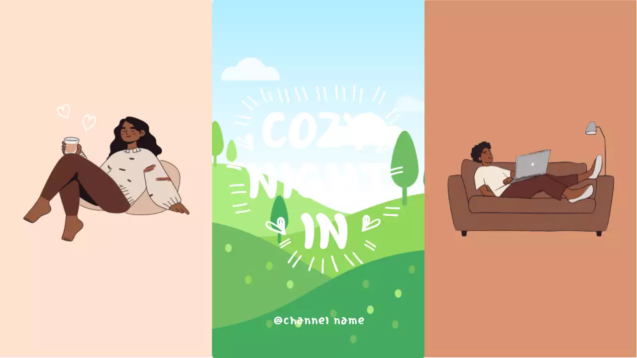 Beige Minimal Cozy Invitation YouTube Thumbnail