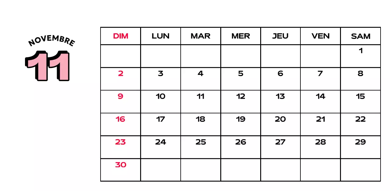 Calendriers colorés avec une variété d'illustrations rétro