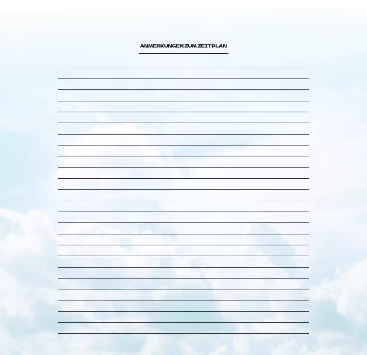 Himmel Foto sauber Kalender