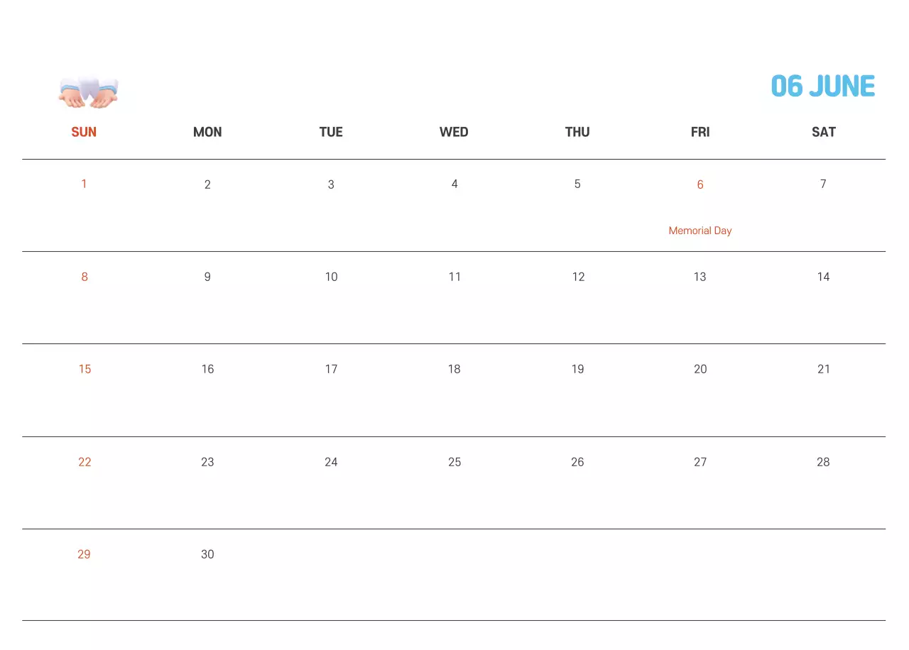 A holiday hospital with health and family themed illustrations and colorful accents