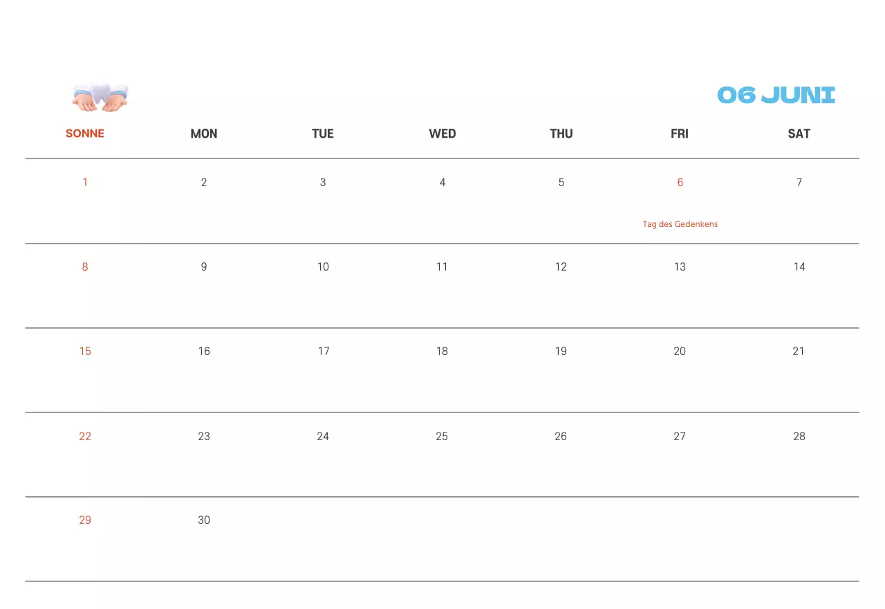 Ein festliches Krankenhaus mit Illustrationen zum Thema Gesundheit und Familie und farbenfrohen Akzenten