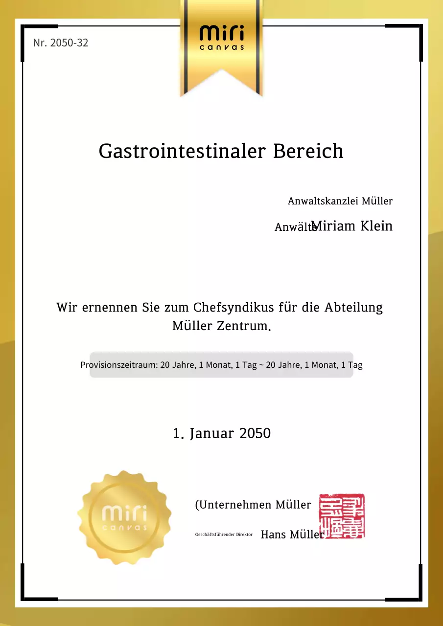 Gold Classic Stellenausschreibung