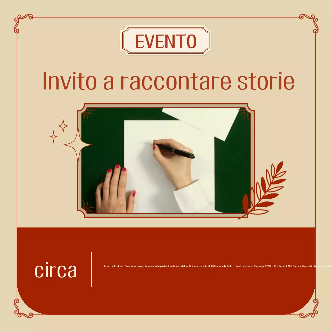 Panoramica degli eventi Beige Classic