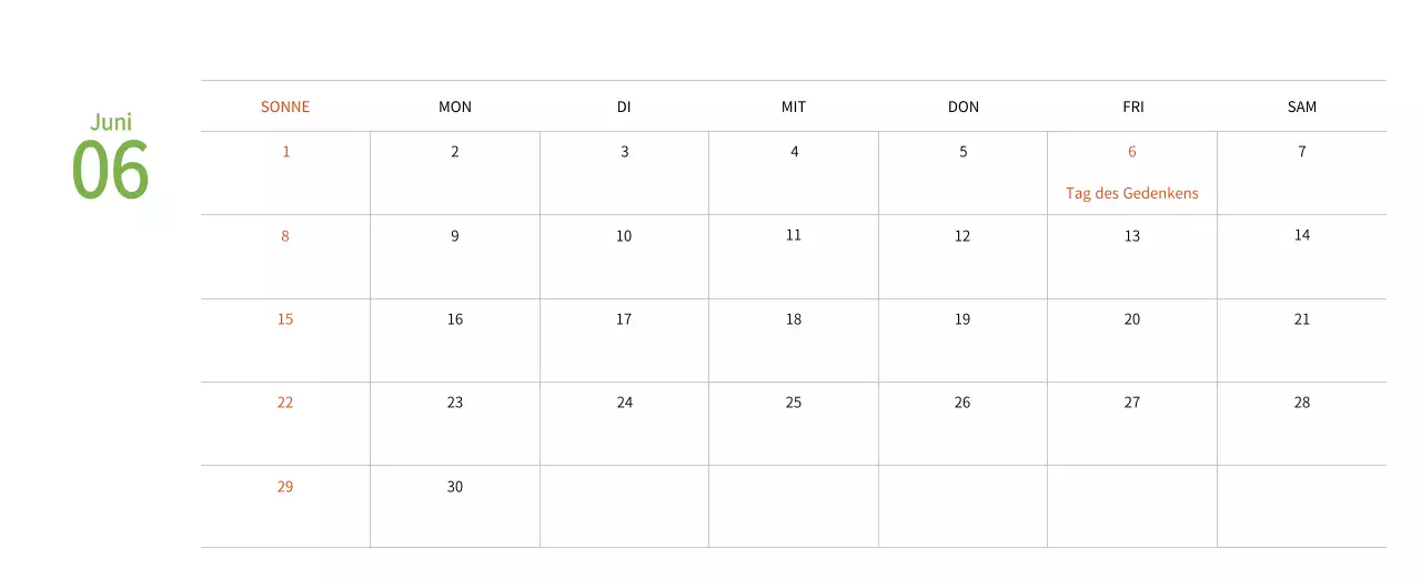 Neujahrskalender mit warmen Illustrationen