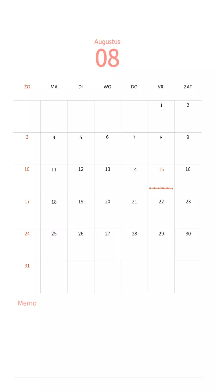 Stempelillustraties met een warm concept