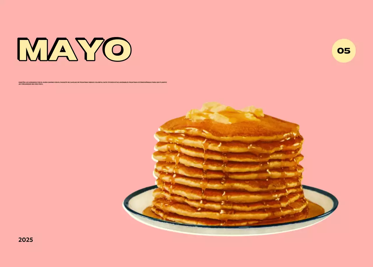 Coloridos calendarios con diversas ilustraciones retro