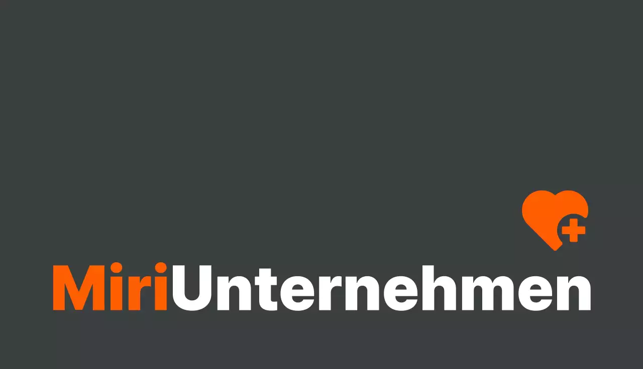 Graue orange und weiße Visitenkarte telehealth minimalen Stil