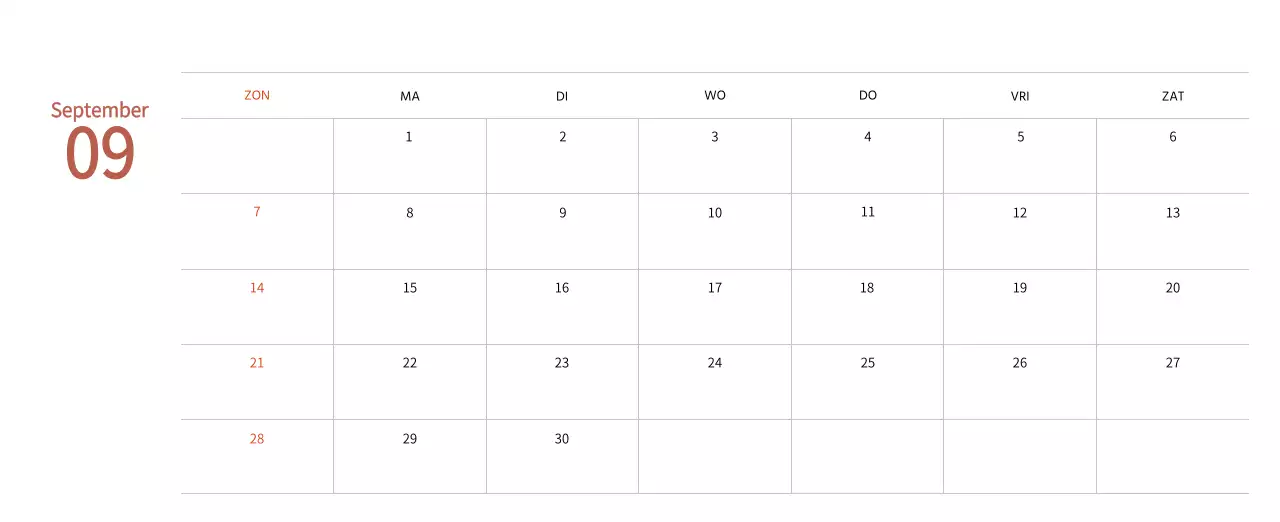 Nieuwjaarskalender met een warme geïllustreerde uitstraling